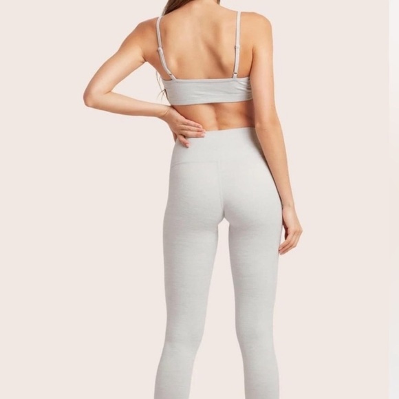 SET Active Pants - SET Active | FormCloud Light Gray High-Waisted Leggings, Size Small
